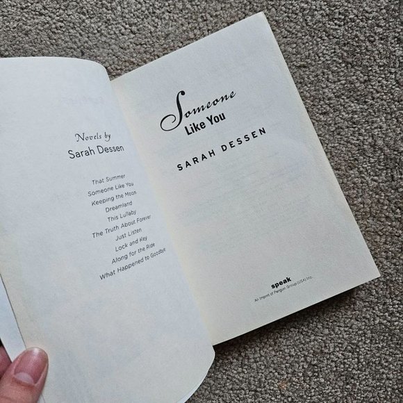 2 Book Bundle by Sarah Dessen - Someone‎ Like You & Lock and Key - Paperback - Picture 9 of 11